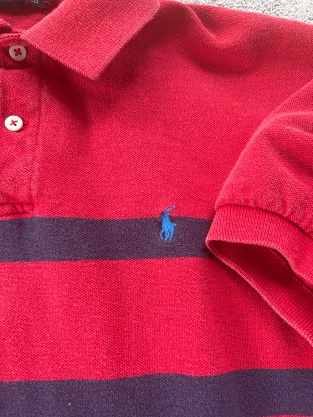 Ralph Lauren Red, Blue & Navy‎ Striped Kids Polo